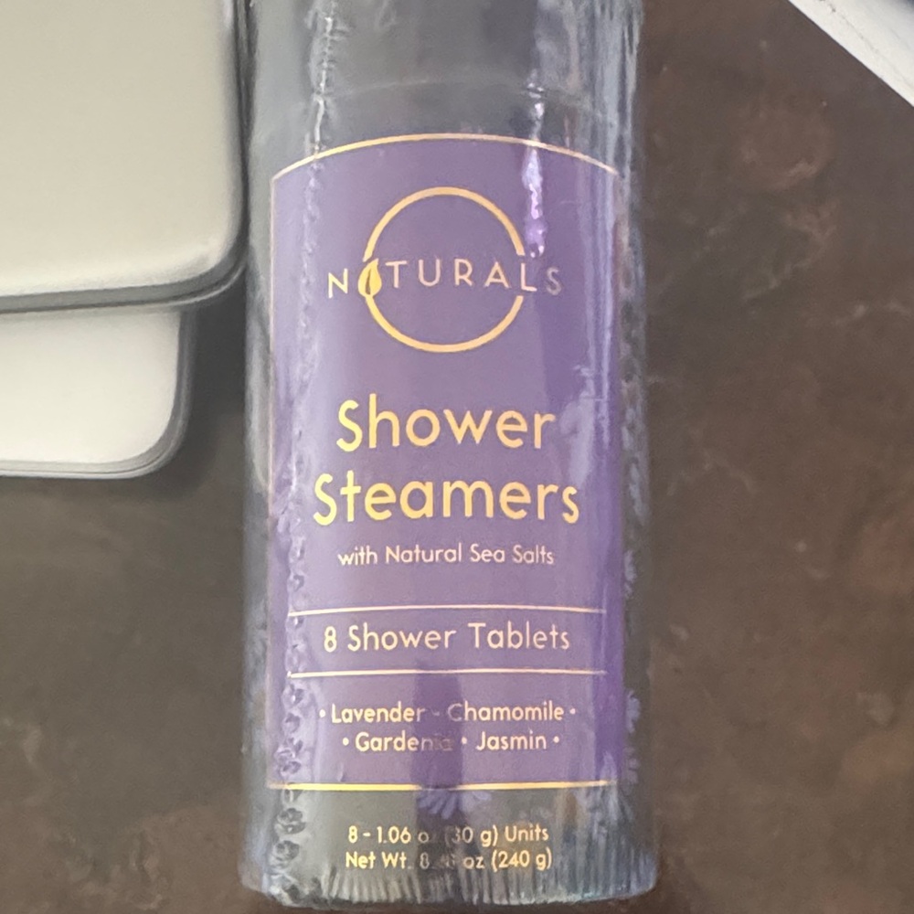Purple Shower Steamers with Natural Sea Salts